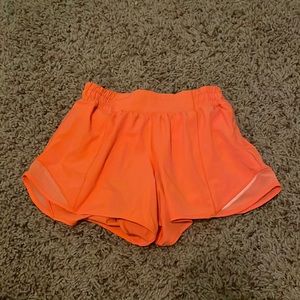 Neon Orange Lululemon Shorts!